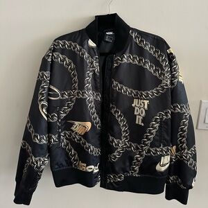 Nike chain bomber jacket